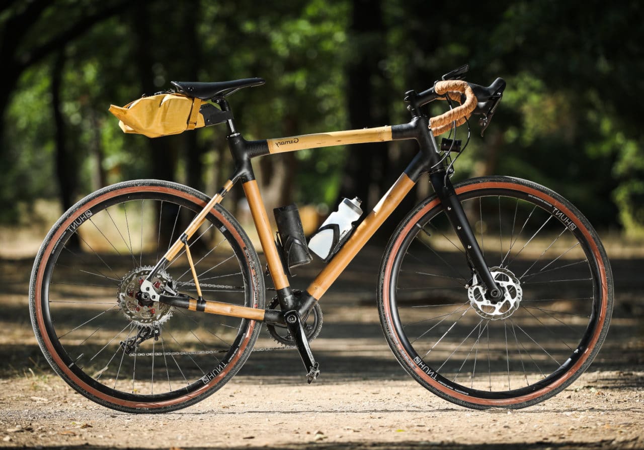 Panier Vélo En Bambou EcoRenew – Jaune, Personnalisé, Pour Garde-boue – Neuf